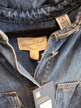 U T denim dress